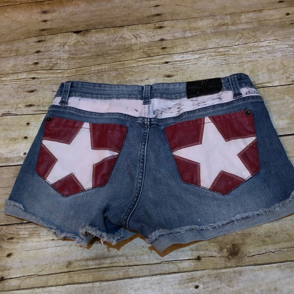 4/$15 American Flag Shorts size 25/0
